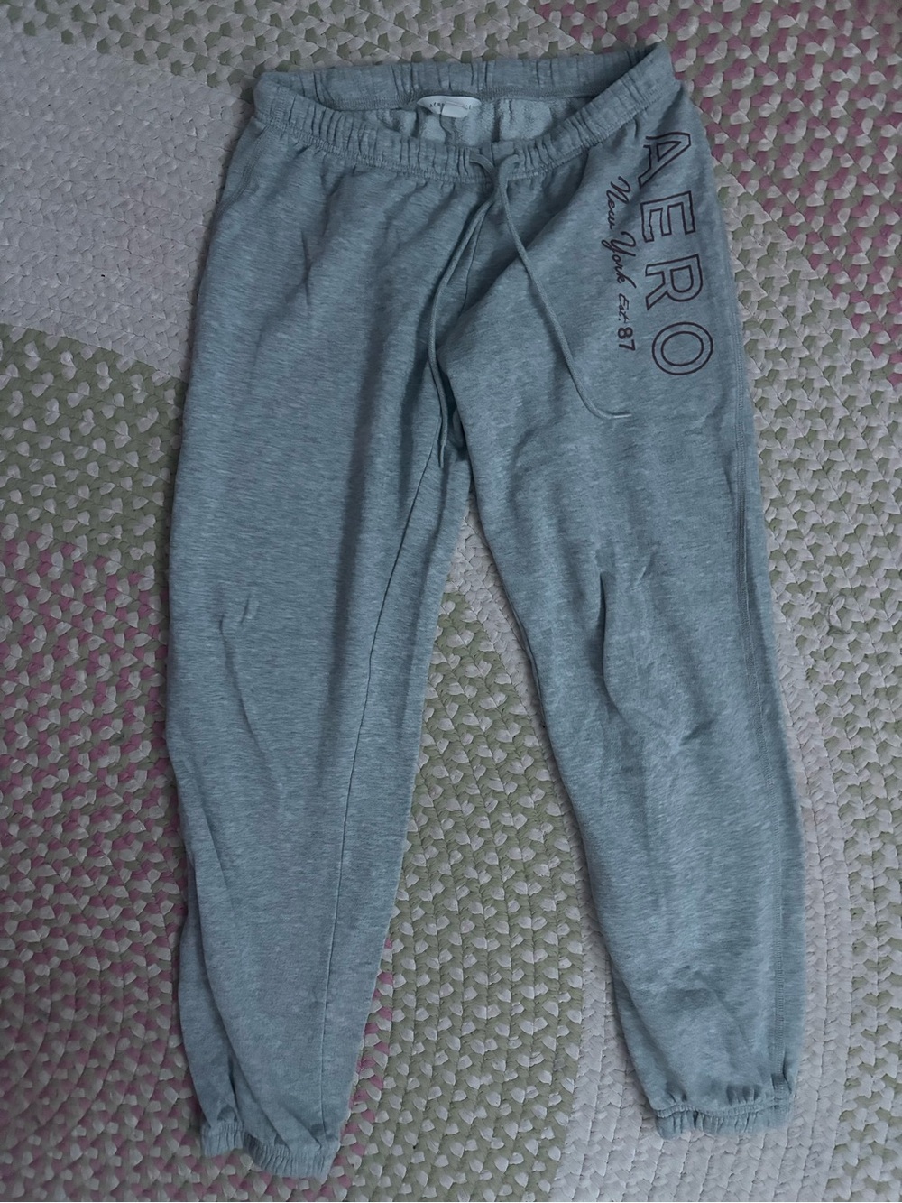 Aeropostale Gray Logo Sweat Joggers